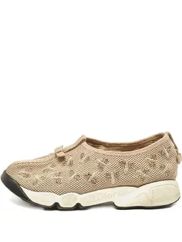 Christian Dior Pre-Owned: Бежевые кроссовки 
