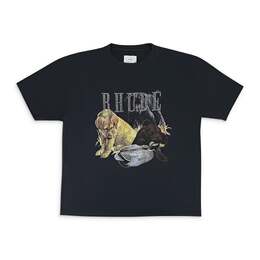 Rhude: Винтажная футболка 