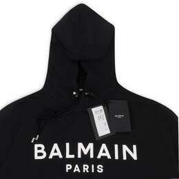 Balmain: Чёрная толстовка 