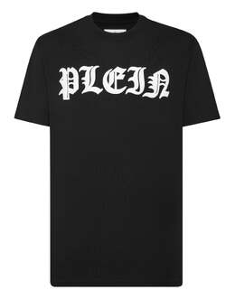 Philipp Plein: Чёрная футболка  Gothic Plein