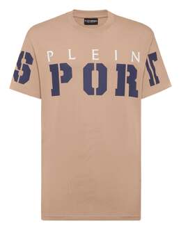 Plein Sport: Бежевая футболка 