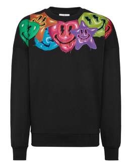 Philipp Plein: Чёрная толстовка  Smile