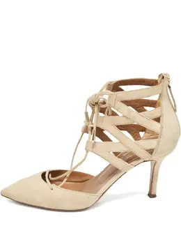 Aquazzura: Бежевые туфли 