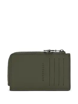 Longchamp: Зелёный картхолдер 