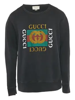 Gucci Pre-Owned: Свитшот с принтом 