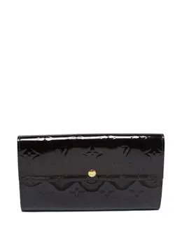 Louis Vuitton Pre-Owned: Бордовый кошелёк 