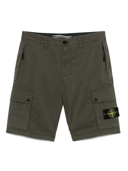 Stone Island: Зелёные шорты 