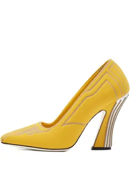 Fendi Pre-Owned: Жёлтые туфли 