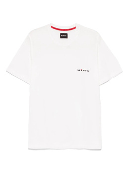 Kiton: Белая футболка 