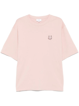 Maison Kitsuné: Розовая футболка 