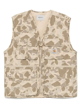 Carhartt WIP: Зелёный жилет 
