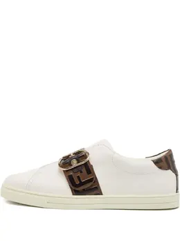 Fendi Pre-Owned: Белые кроссовки 