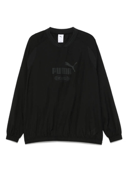 PUMA: Чёрная футболка 