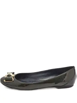 Louis Vuitton Pre-Owned: Тёмные балетки 