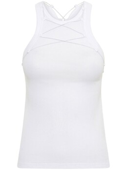 Dion Lee: Белая футболка 