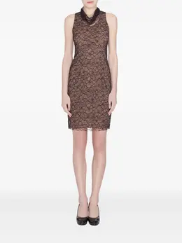 Vera Wang: Платье с воротником-хомутом 