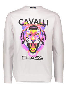 cavalli CLASS: Белая толстовка 