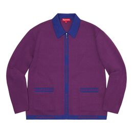 Supreme: Фиолетовый кардиган 