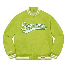 Supreme: Зелёная куртка  Mitchell Ness