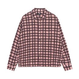 Stussy: Розовая рубашка 