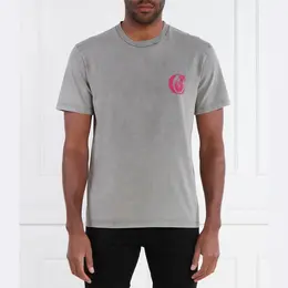 Just Cavalli: Серая футболка 