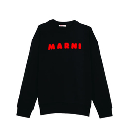 Marni: Чёрная толстовка 