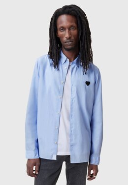 Allsaints: Синяя рубашка 