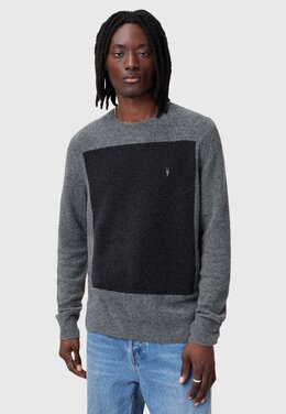 Allsaints: Серый свитер 