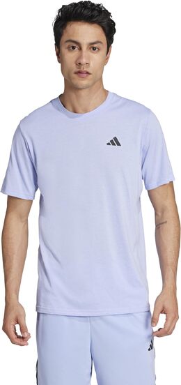 Adidas: Голубая футболка  Essentials