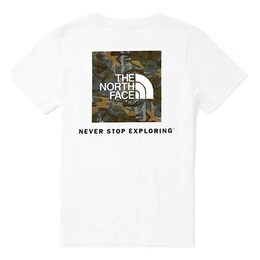 The North Face: Белая футболка  Logo