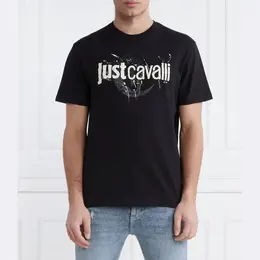 Just Cavalli: Чёрная футболка 