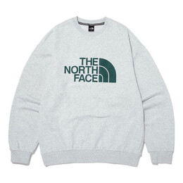 The North Face: Серый свитер  Logo