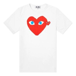 Comme Des Garçons Play: Голубая футболка 