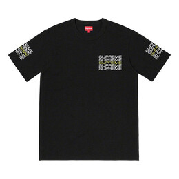 Supreme: Чёрная футболка  Stack