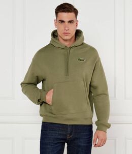 Lacoste: Зелёная толстовка 