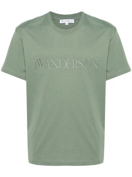 JW Anderson: Зелёная футболка 