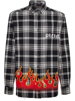 Philipp Plein: Рубашка с принтом 