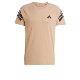 adidas Performance: Коричневая рубашка 