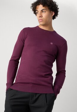 Scotch & Soda: Бордовый свитер 