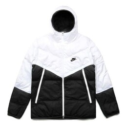 Nike: Пуховик  Sportswear с капюшоном