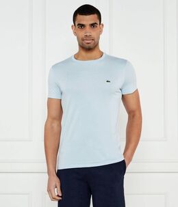 Lacoste: Голубая футболка 