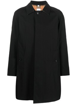 Burberry: Чёрное пальто 