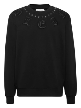 Philipp Plein: Чёрная толстовка  Gothic Plein