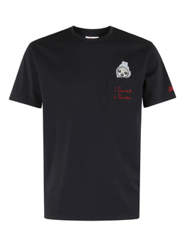 MC2 Saint Barth: Чёрная футболка 