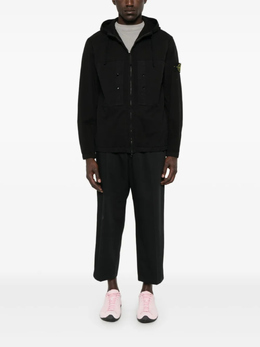Stone Island: Чёрная куртка  Compass