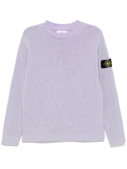 Stone Island: Свитер с принтом 