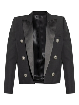 Balmain: Пиджаки из шерсти 