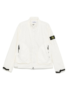 Stone Island: Белая куртка 