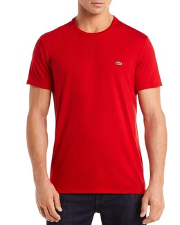 Lacoste: Хлопковая футболка  Red