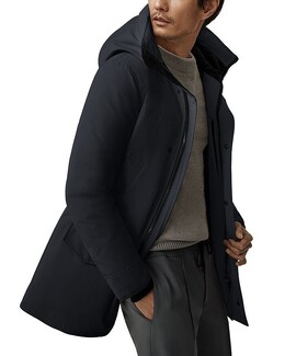 Canada Goose: Чёрный пуховик  Langford